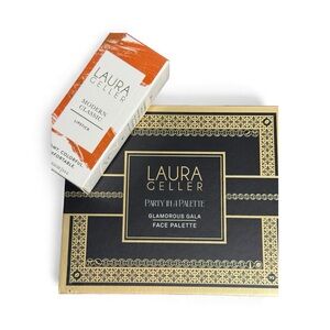 Laura Geller Palette and Lipstick Set- Party in a Palete. Glamarous Gala